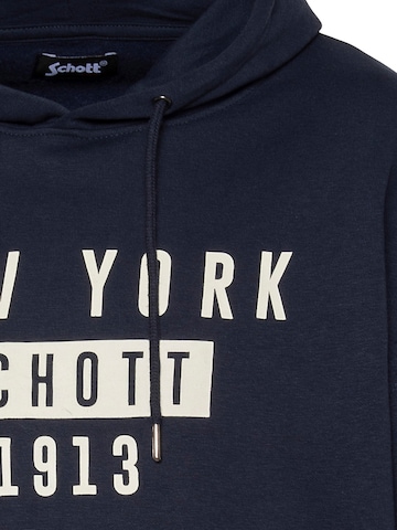 Schott NYC Sweatshirt‌‌‌‌‌‌‌‌‌ in Blau