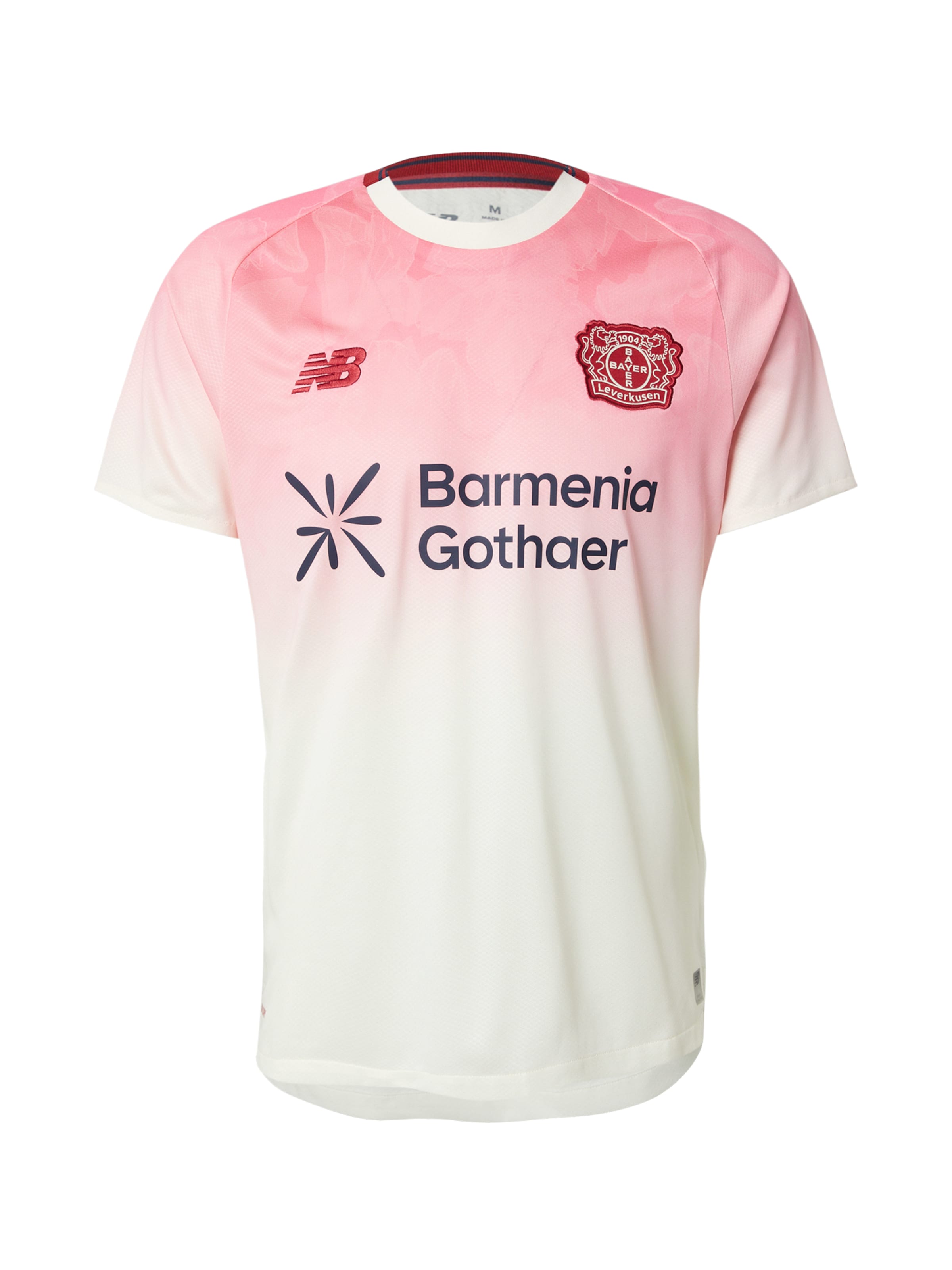 Maillot 'Bayer 04 Away' new balance en rose : devant
