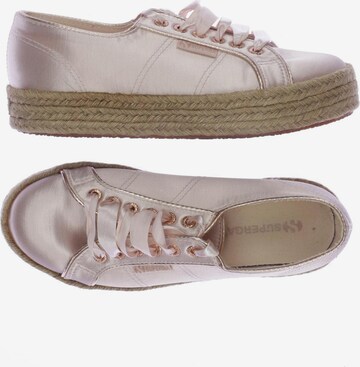 SUPERGA Flats & Loafers in 39 in Pink: front