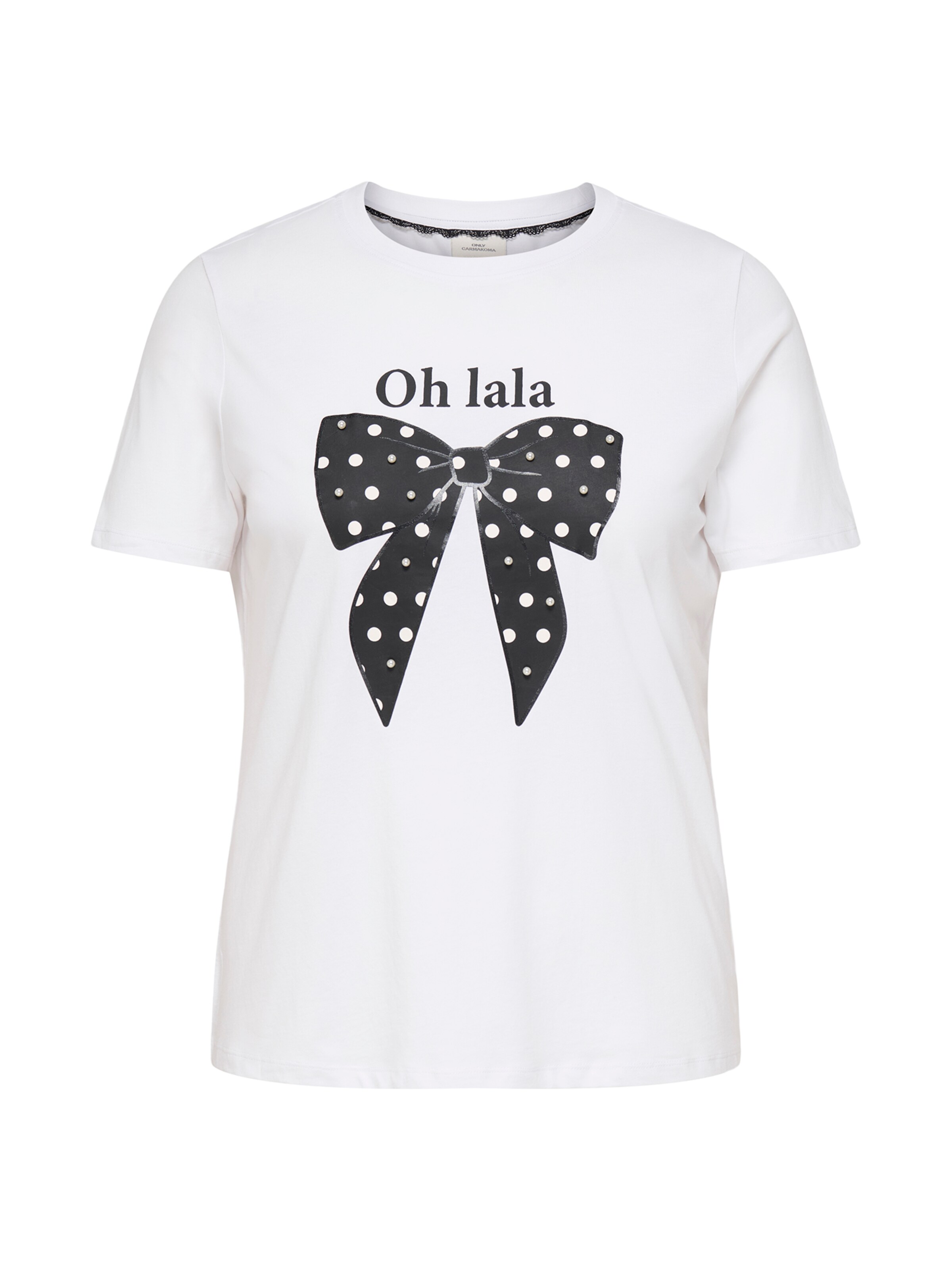 ONLY Carmakoma - Camiseta 'CARBEAU' en blanco: frente