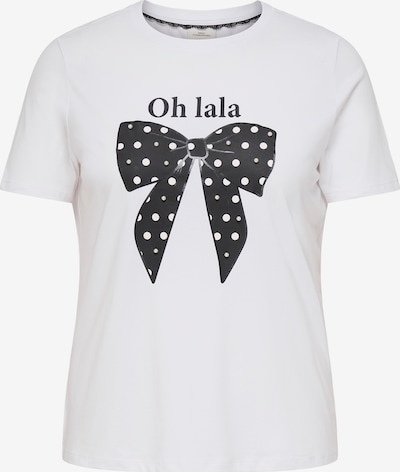 Tricou 'CARBEAU' pe XL-XXL ONLY Carmakoma pe negru / alb, Vizualizare produs