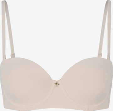 JOOP! Bandeau BH 'Sensation' in Beige: voorkant