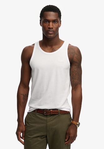 T-Shirt 'Essential' Superdry & Co en blanc : devant
