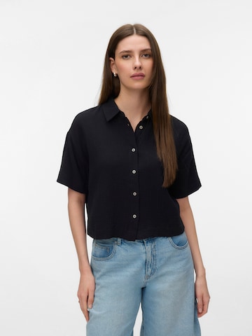 VERO MODA Blúz 'VMNATALI' - fekete: elől