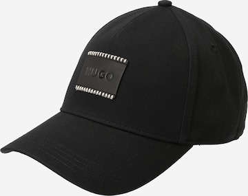 HUGO Cap 'Jude-SL' in Schwarz: Vorderseite