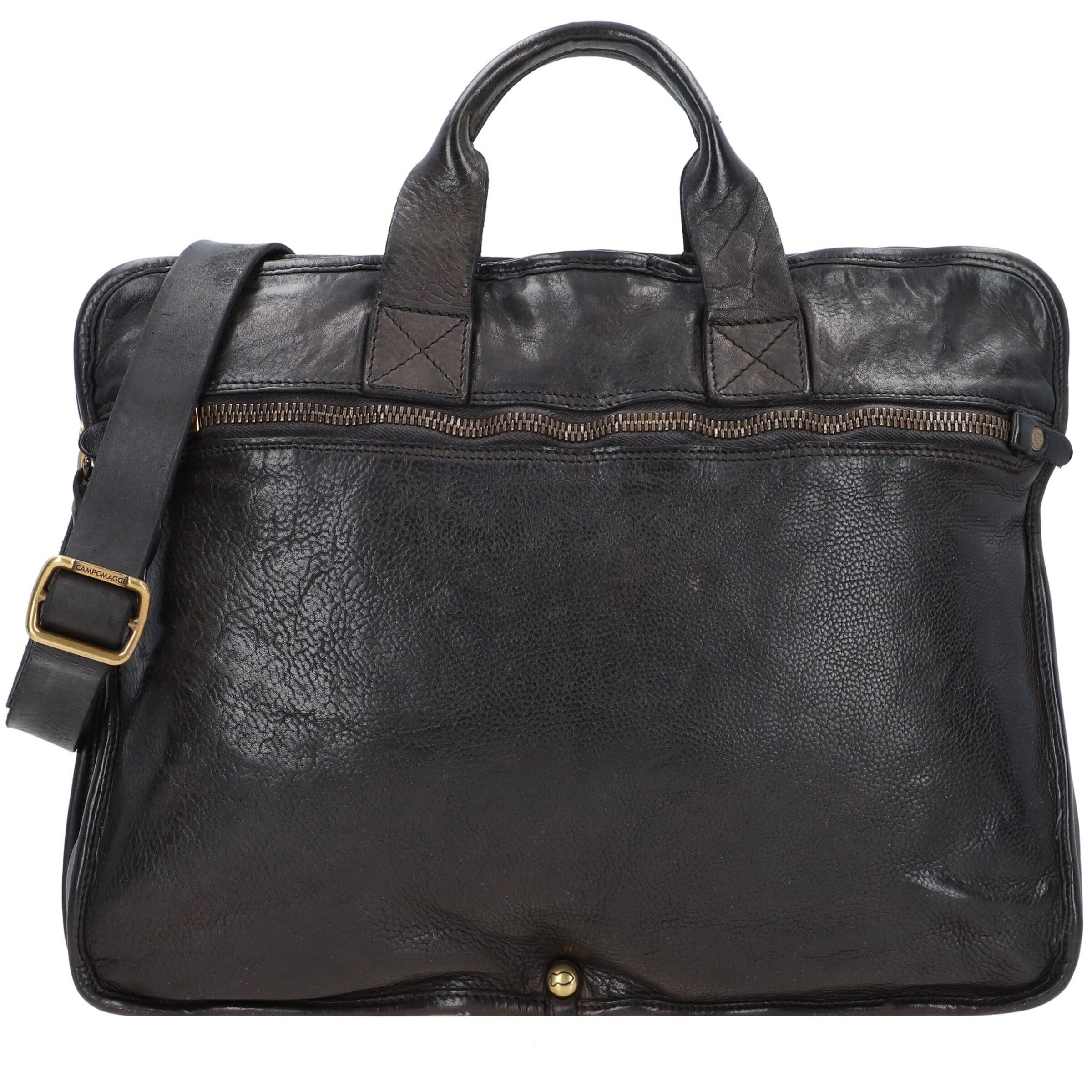 Porte-documents Campomaggi en noir : devant