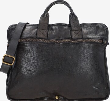 Campomaggi Document Bag in Black: front