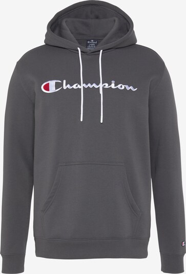 Champion Authentic Athletic Apparel Sweatshirt in Grey / Red / White, Item view