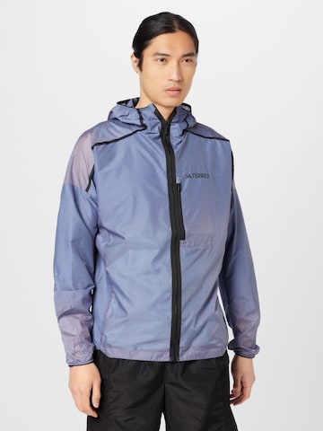 ADIDAS TERREX - Chaqueta deportiva 'Agravic Windweave' en lila: frente