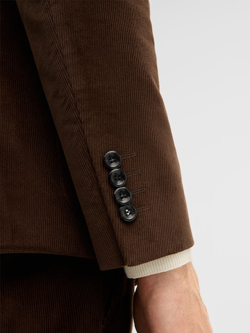STRELLSON Slim fit Business-colbert in Bruin