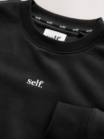 self. Sweatshirt in Zwart