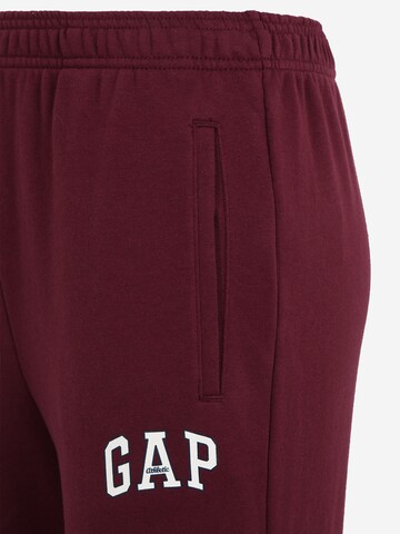 Gap Petite - Tapered Pantalón en rojo