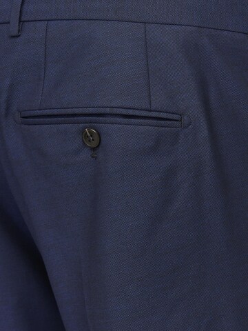 Coupe slim Pantalon à plis 'JPRSolaris' Jack & Jones Plus en bleu