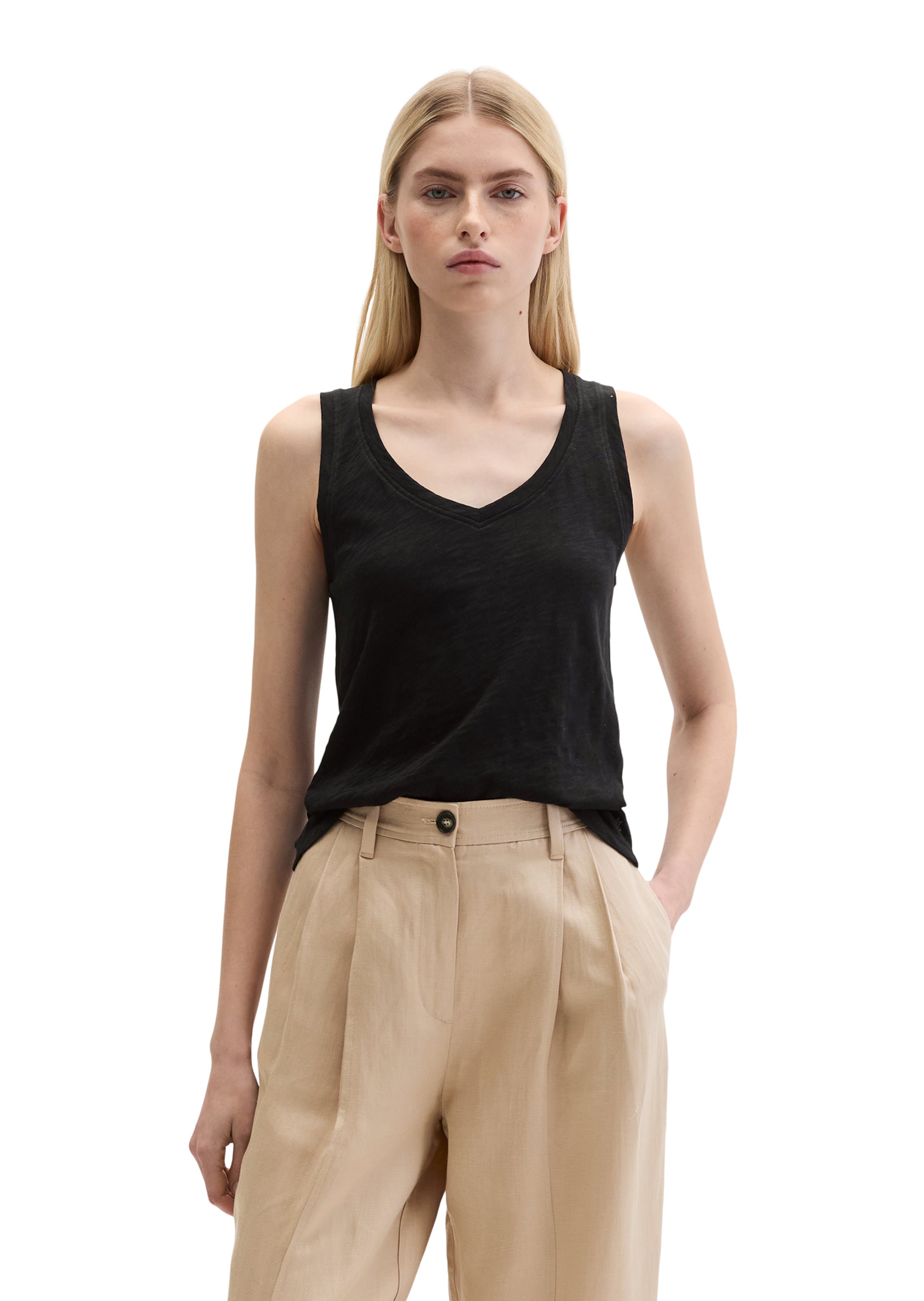 Marc O'Polo Top in Schwarz: Vorderseite