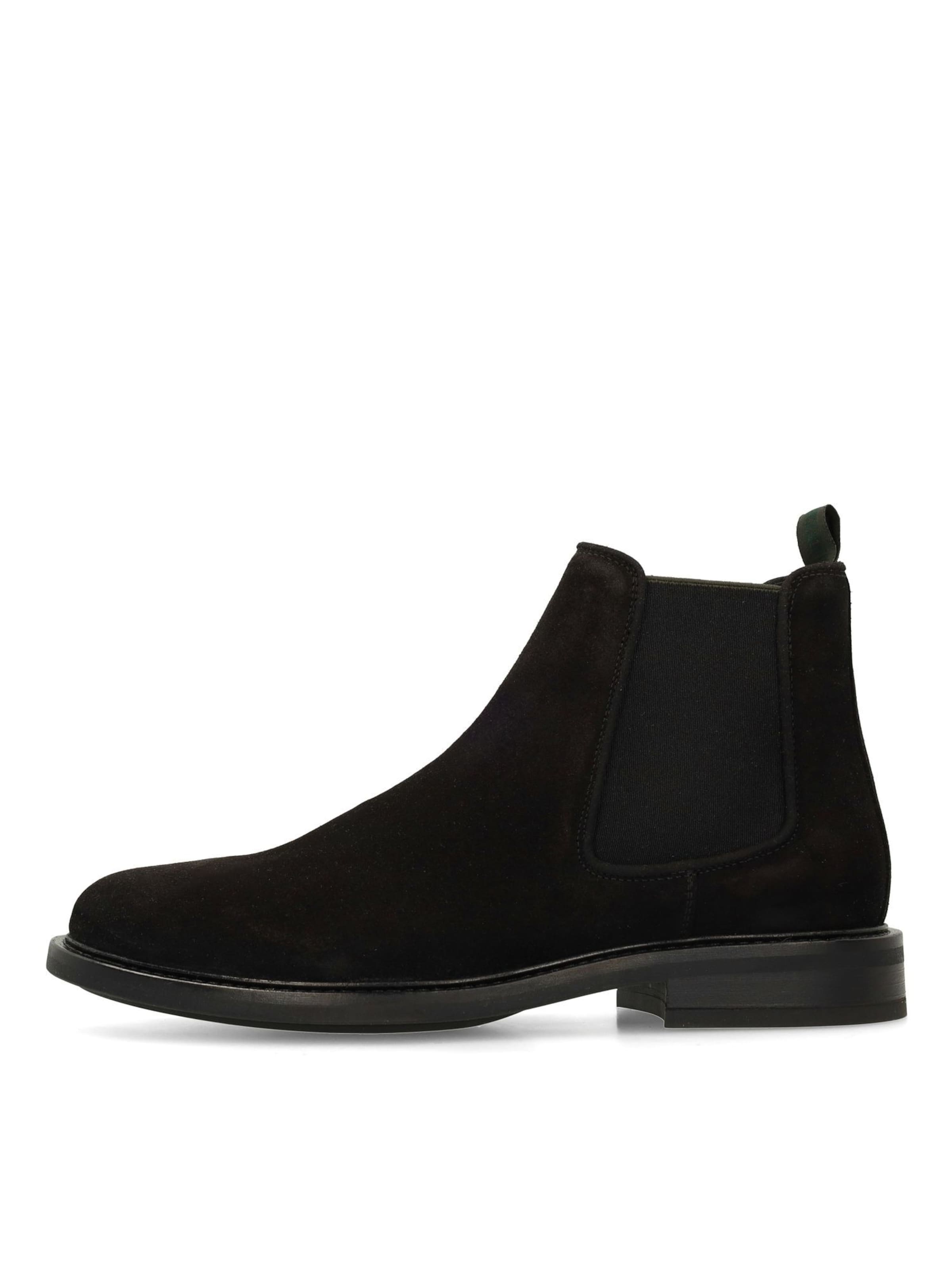 MANFIELD Chelsea boots in Zwart