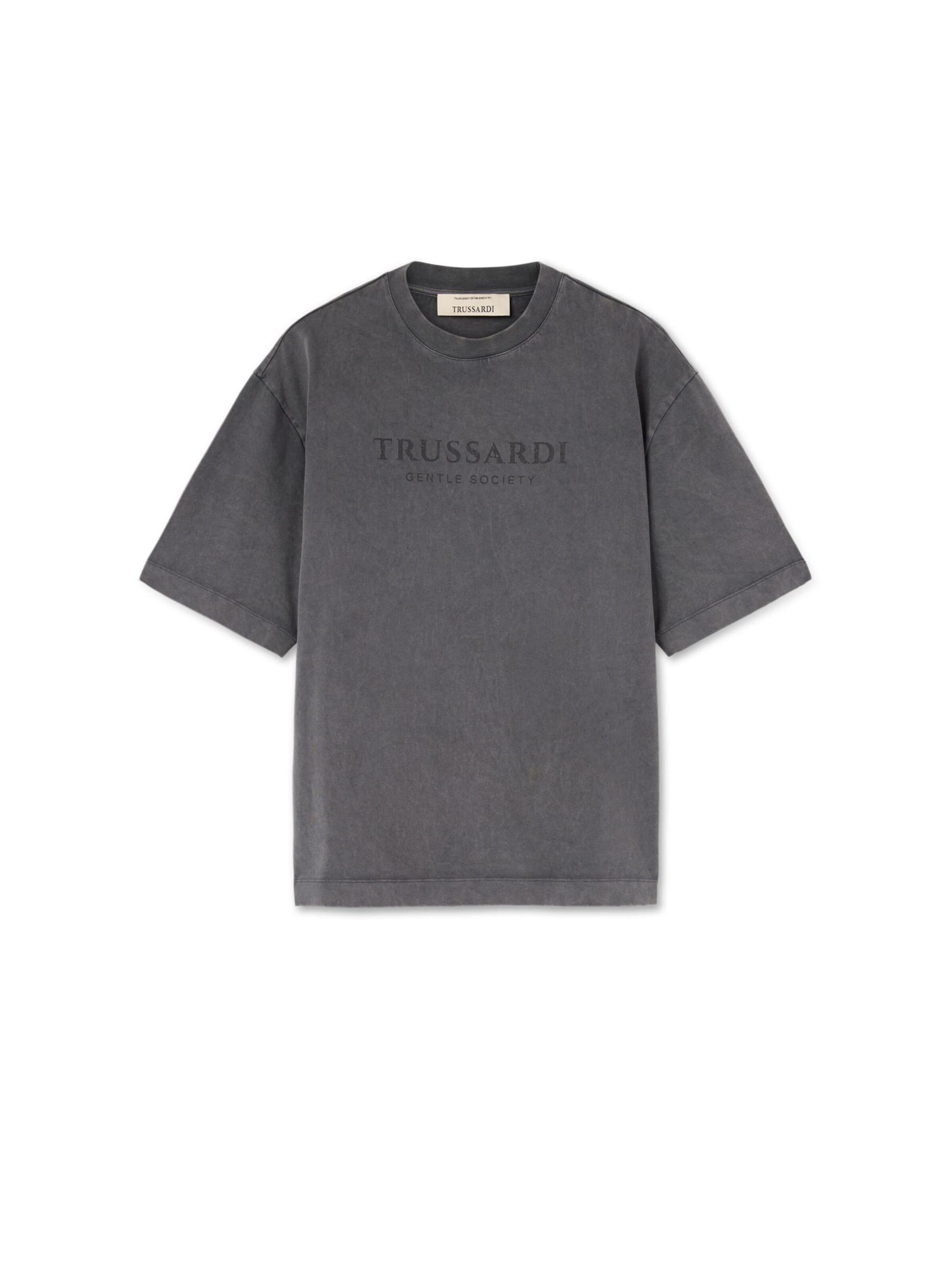 Maglietta di Trussardi in nero: frontale