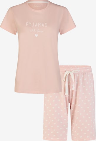 By Louise Short Pajama Set 'Capri' in Pink: front
