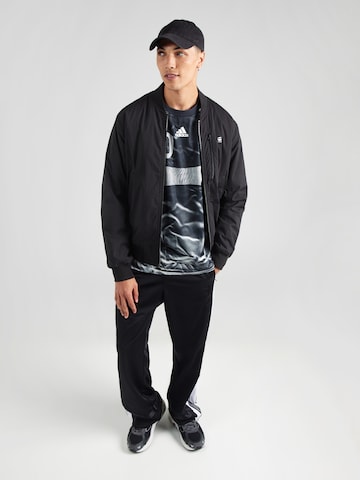 juoda ADIDAS ORIGINALS Marškinėliai 'Adilenium Season 4 Teamgeist'