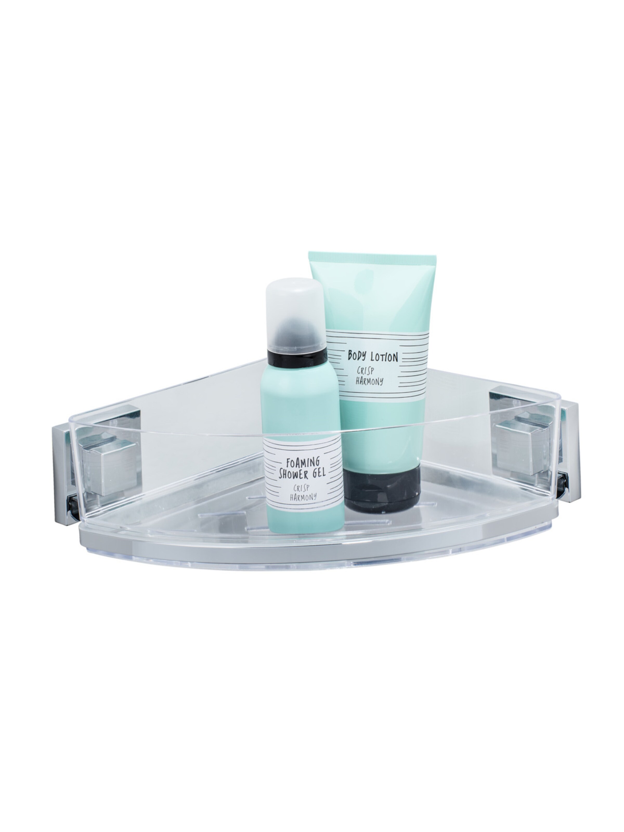 Wenko Shower Accessories 'Quadro' in Transparent