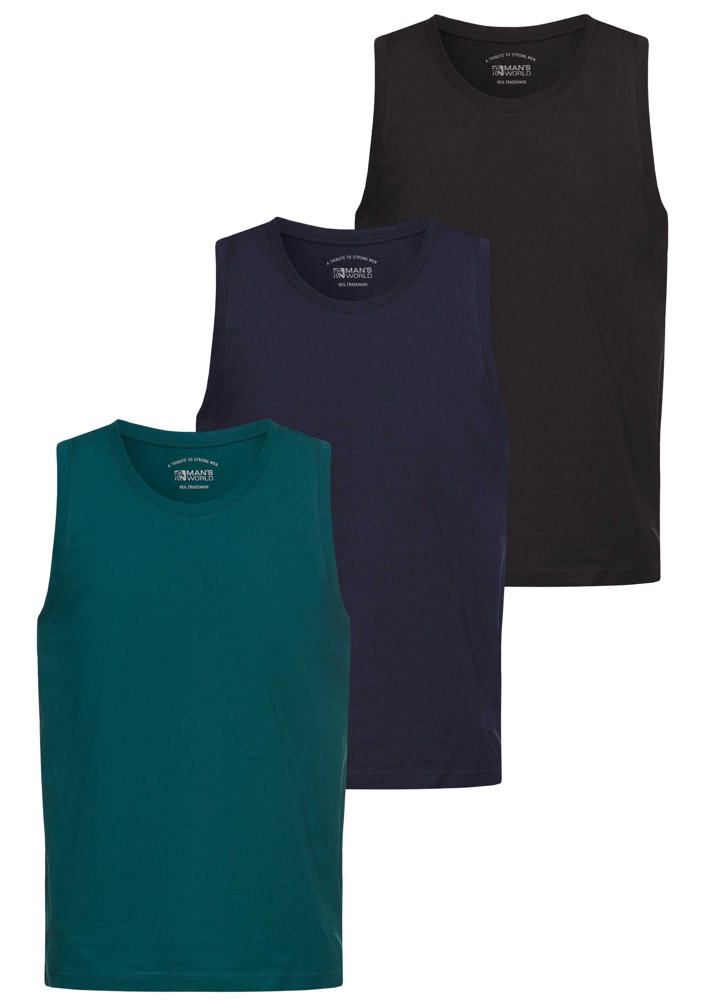 Man's World Shirt in Blue: front