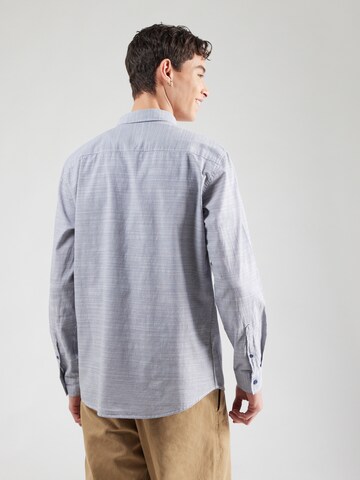 QS Regular fit Πουκάμισο σε μπλε