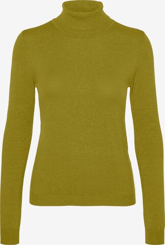 Pull-over 'HAPPINESS' VERO MODA en vert : devant