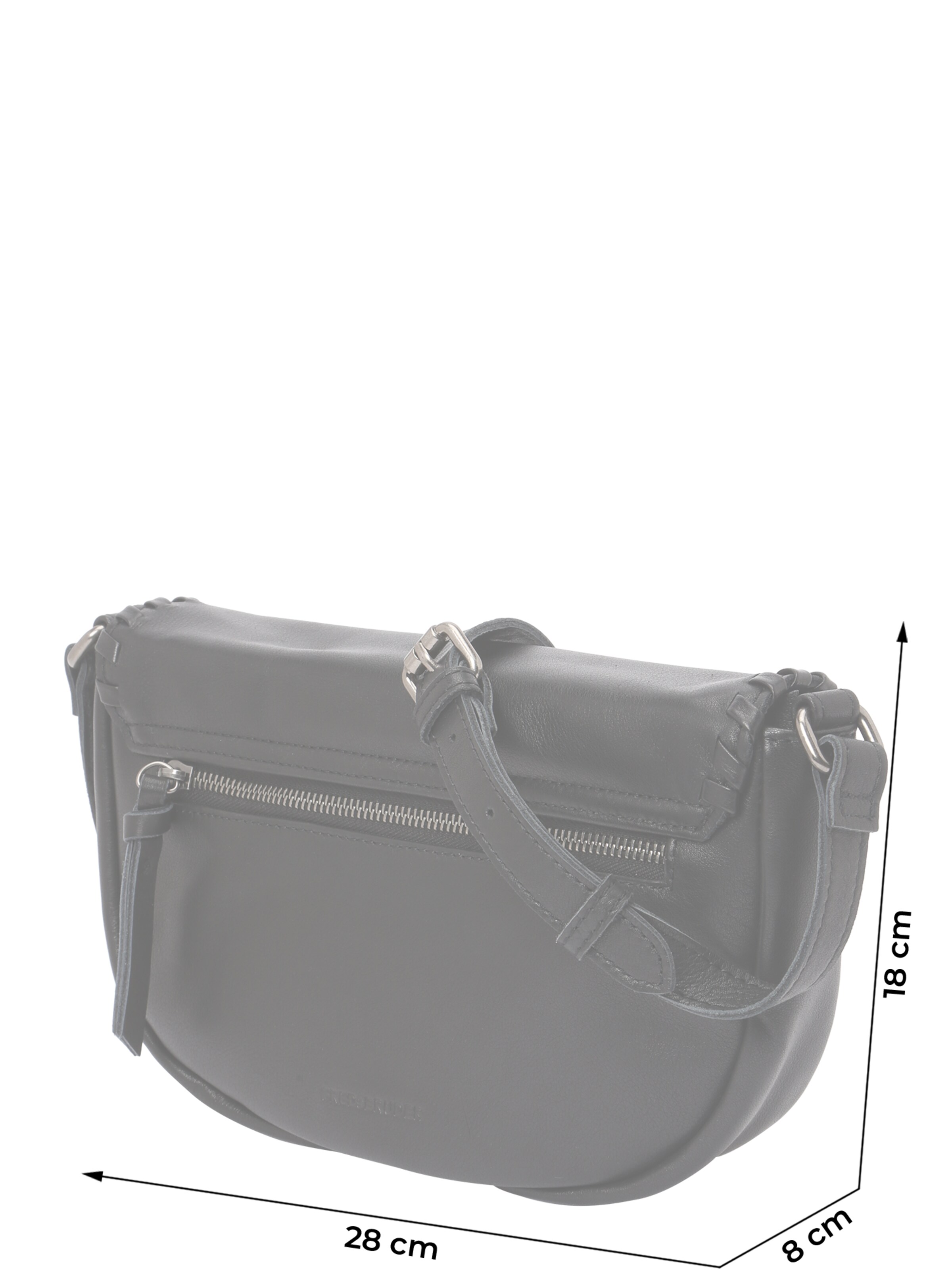 FREDsBRUDER Taška přes rameno 'Calm' – černá