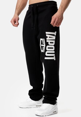 Tapout Tapered Sports trousers in Black