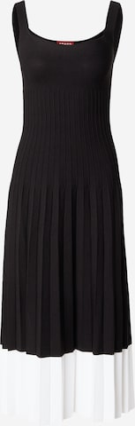 StaudPletena haljina 'ELLISON' - crna boja: prednji dio