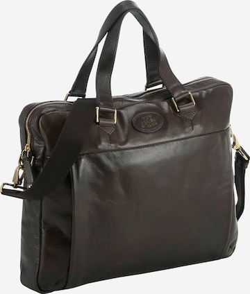 The Bridge Aktentasche in Schwarz: Vorderseite