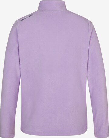 ZIENER Athletic Sweater 'JONKI' in Purple