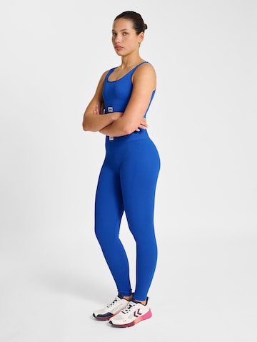 Hummel Skinny Leggings in Blauw