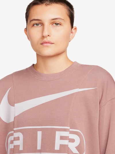 Nike Sportswear Sweat-shirt 'AIR OOS FLC' en L en rose / blanc, Vue avec produit