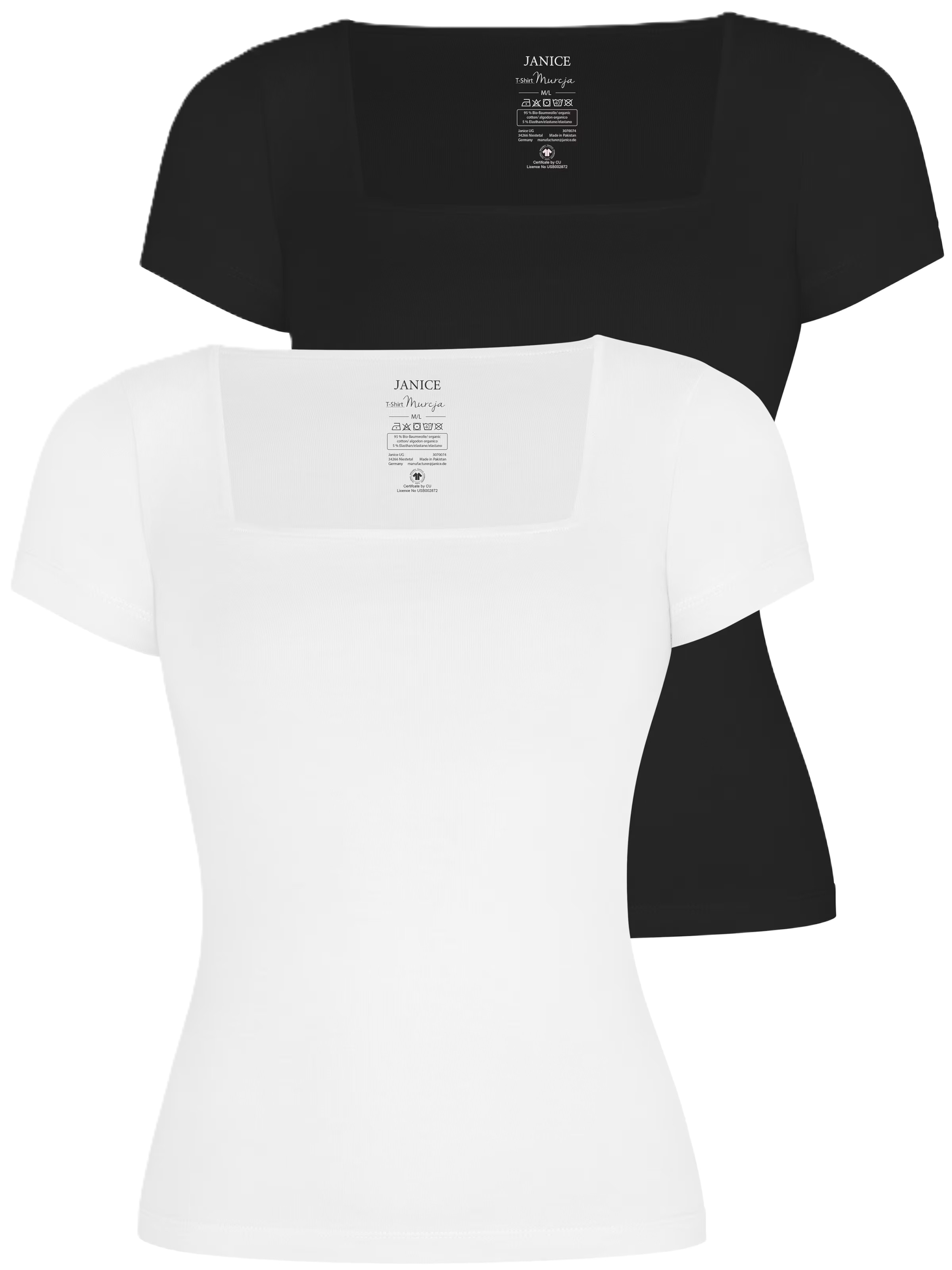 Janice Shirt in Black: front