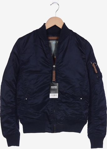 ALPHA INDUSTRIES Jacke S in Blau: predná strana