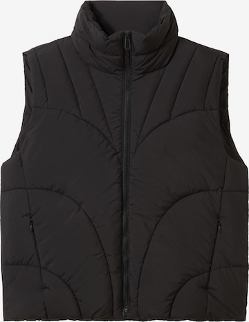 TOM TAILOR DENIM Bodywarmer in Zwart: voorkant