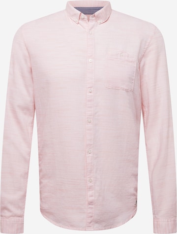 TOM TAILOR DENIM Button Up Shirt in Pink: front