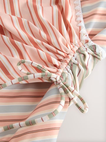 Next Bustier Badeanzug in Orange