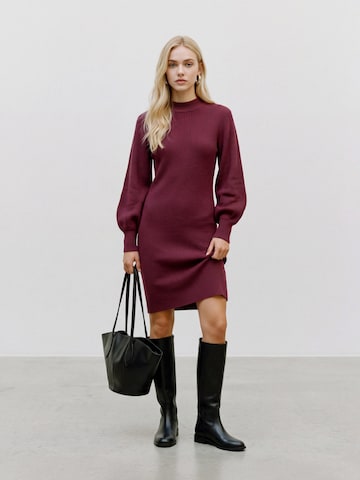 VERO MODA - Vestido de punto 'VMHARPER' en rojo: frente