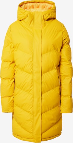 Derbe Mantel in Gelb: front