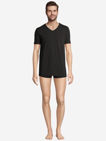 SEIDENSTICKER Undershirt 'Pur' in Black