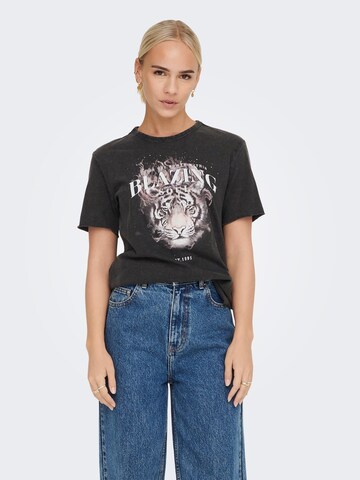 ONLY Shirt in Zwart: voorkant