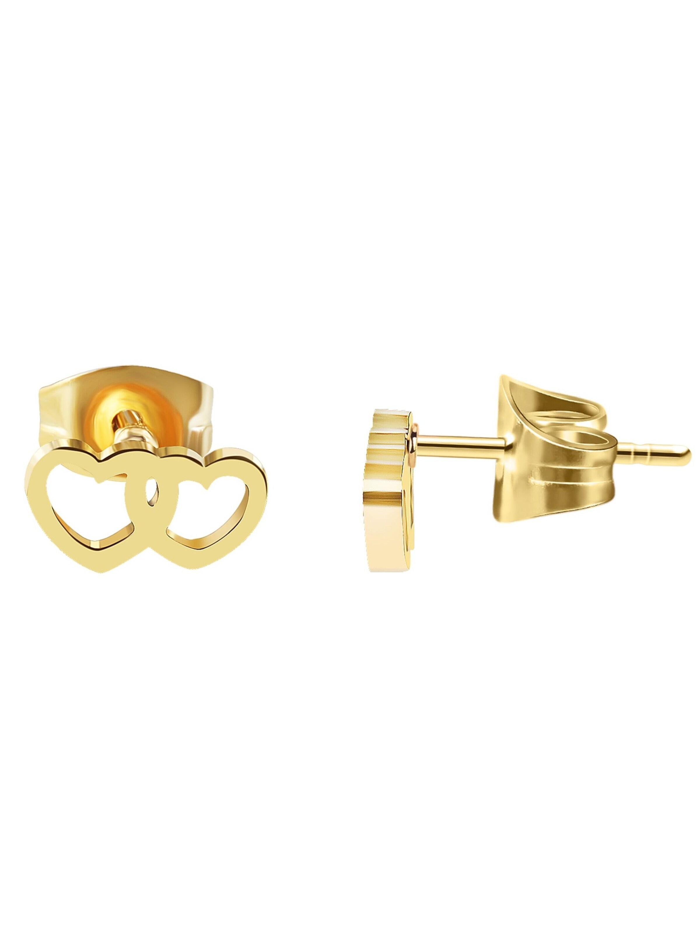 Akzent Earrings 'Biena, silberfarbig, langlebig' in Gold