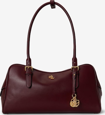 Lauren Ralph Lauren - Mala de ombro em vermelho: frente