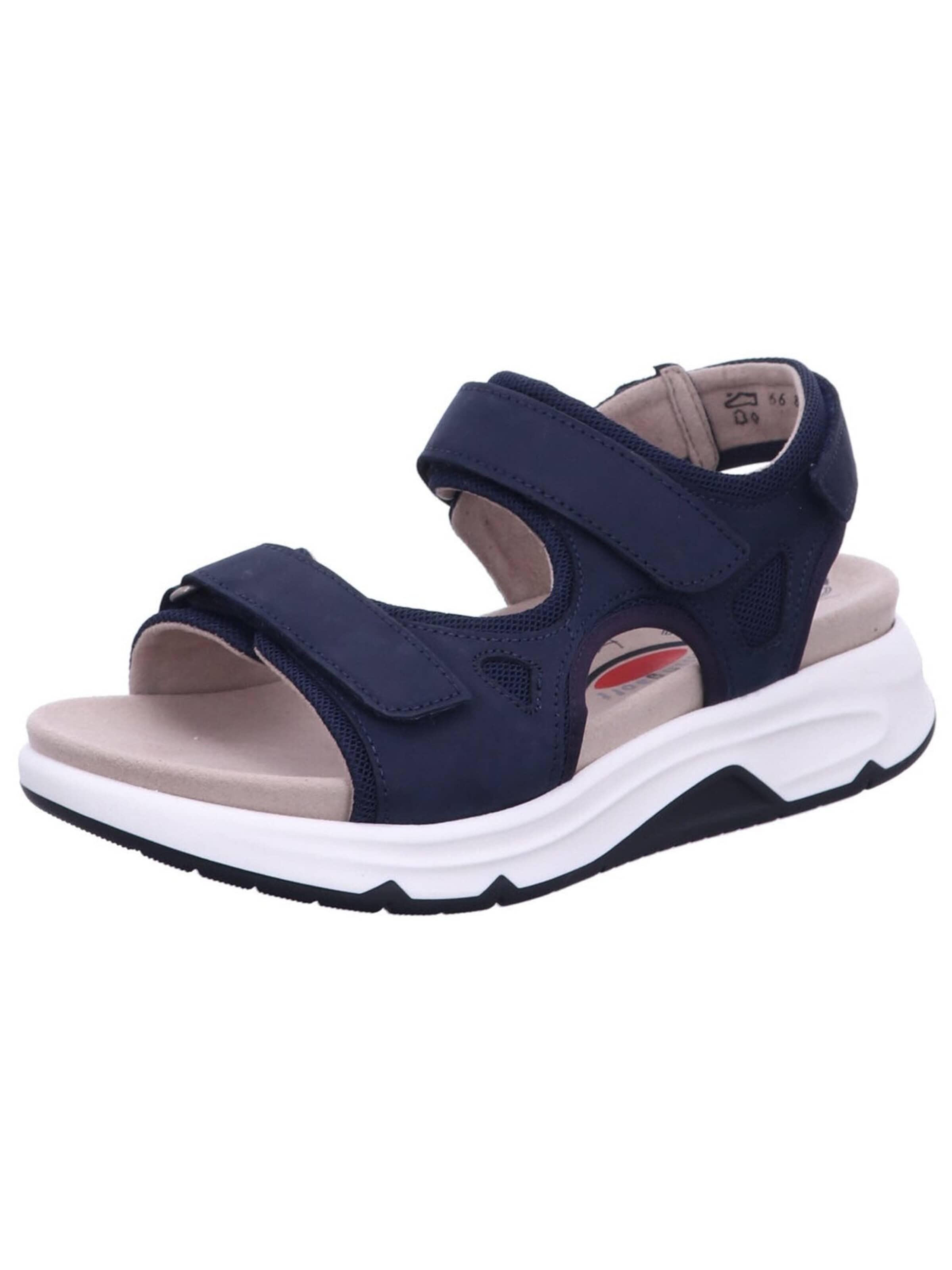 Gabor Comfort Sandals 'Sandalette Damen 66.889 36 Echtleder in blau' in Blue: front