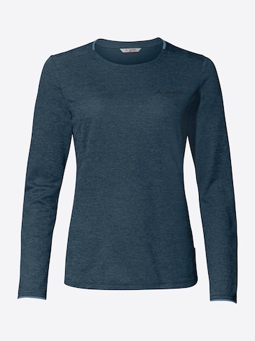 VAUDE Functioneel shirt 'Essential' in Blauw: voorkant