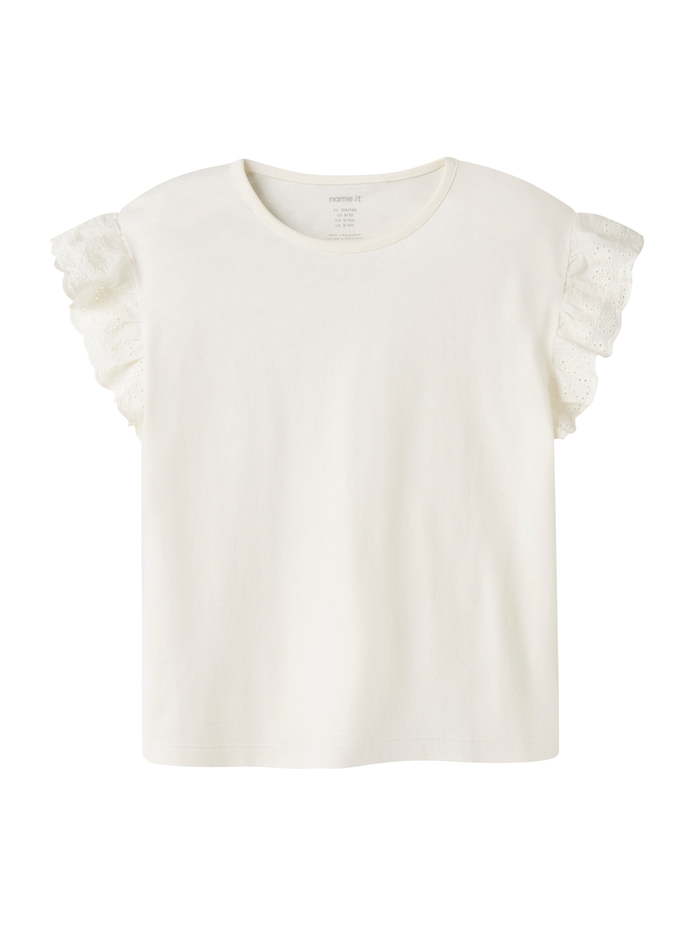 NAME IT Shirt 'NKFHAZEL' in White: front