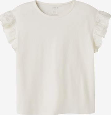 NAME IT Shirt 'NKFHAZEL' in White: front
