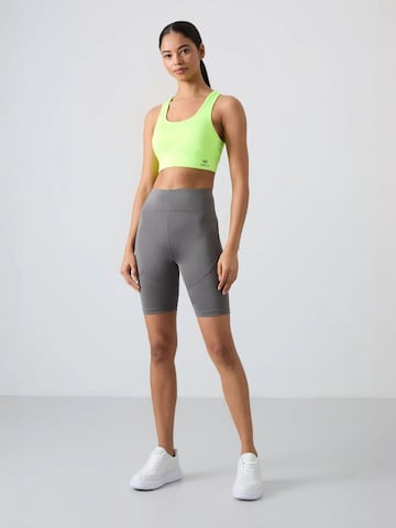 Tommy Life - Tapered Leggings 'Gamaschen' em cinzento