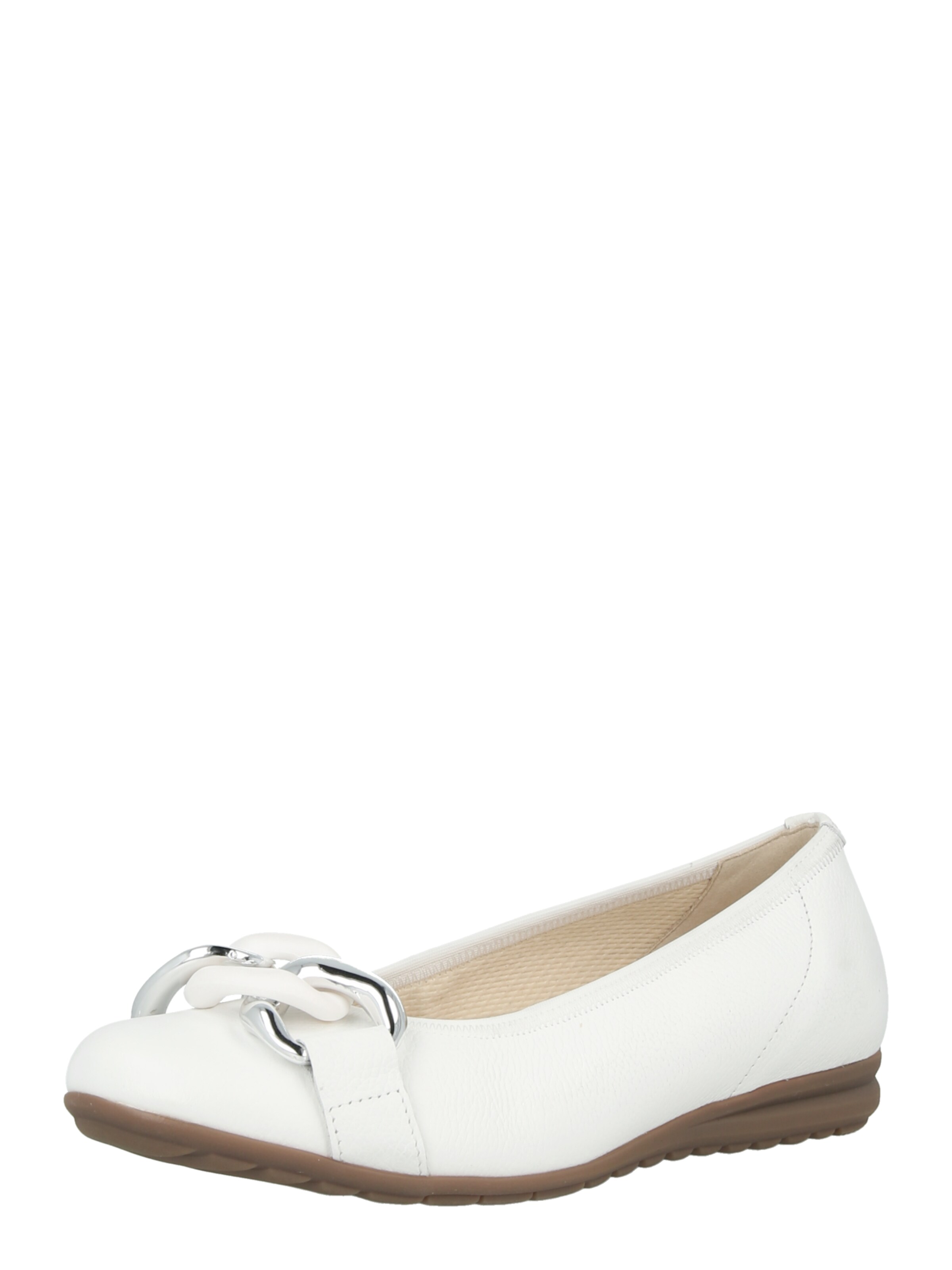 GABOR Ballerina in White: front